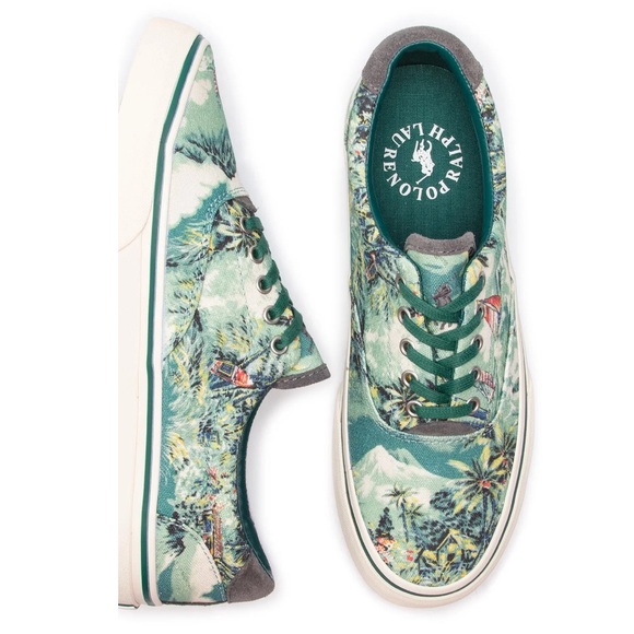 Ralph Lauren Men’s Canvas Sneaker - Picture 2 of 4